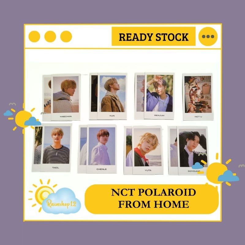 [READY STOCK] POLAROID OFFICIAL NCT FROM HOME HAECHAN CHENLE RENJUN DOYOUNG KUN YUTA TAEIL
