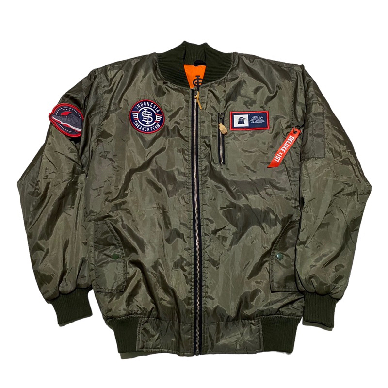 Nrdn deluxe Indonesia sneaker team bomber jacket