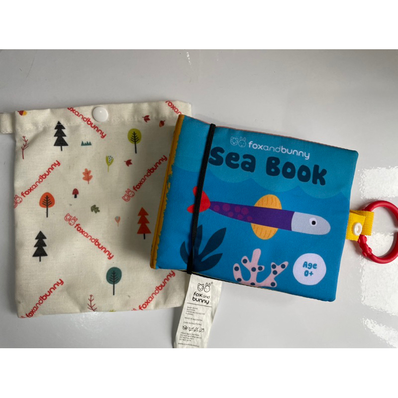 Fox and Bunny baby soft book buku bantal bayi seri laut sea