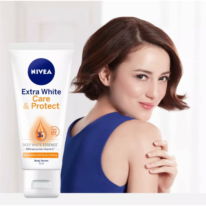 NIVEA Extra White Body Serum Care &amp; Protect 70mL