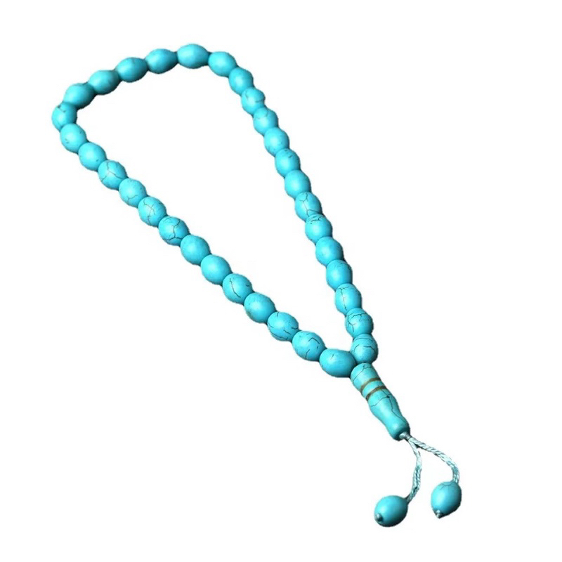 Tasbih Muslim Bahan Mutiara Sintetis Resin 33 Butir