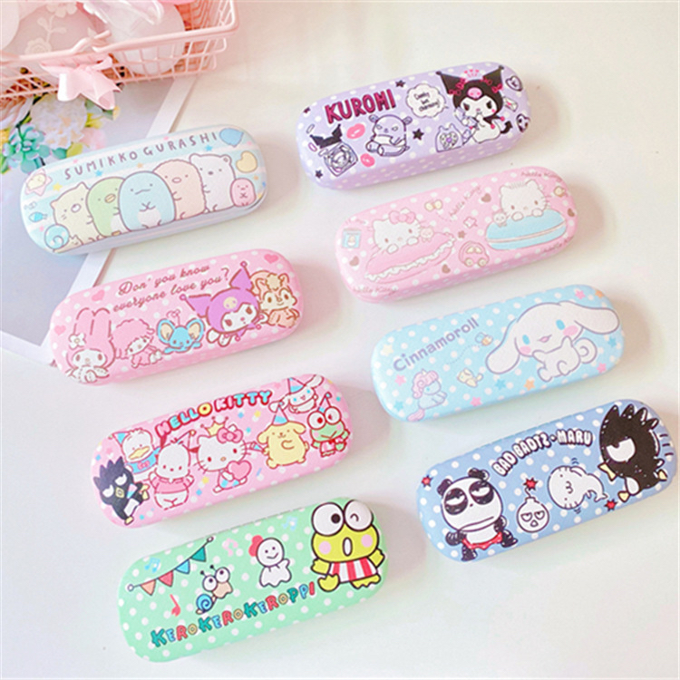 Naomi - Glasses Case Kotak Kacamata Sanrio - kids glasses box - tempat kaca mata anak lucu kitty cinnamoroll melody doraemon stitch