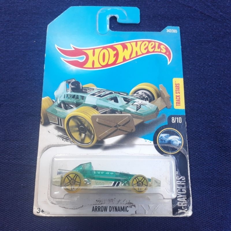 Diecast Hot Wheels HW X Raycers Arrow Dynamic Biru Muda