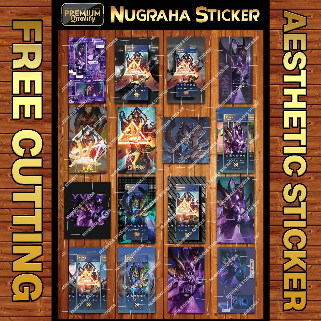 

(176 PCS) Sticker Yve MLBB (Sticker Mobile Legends)