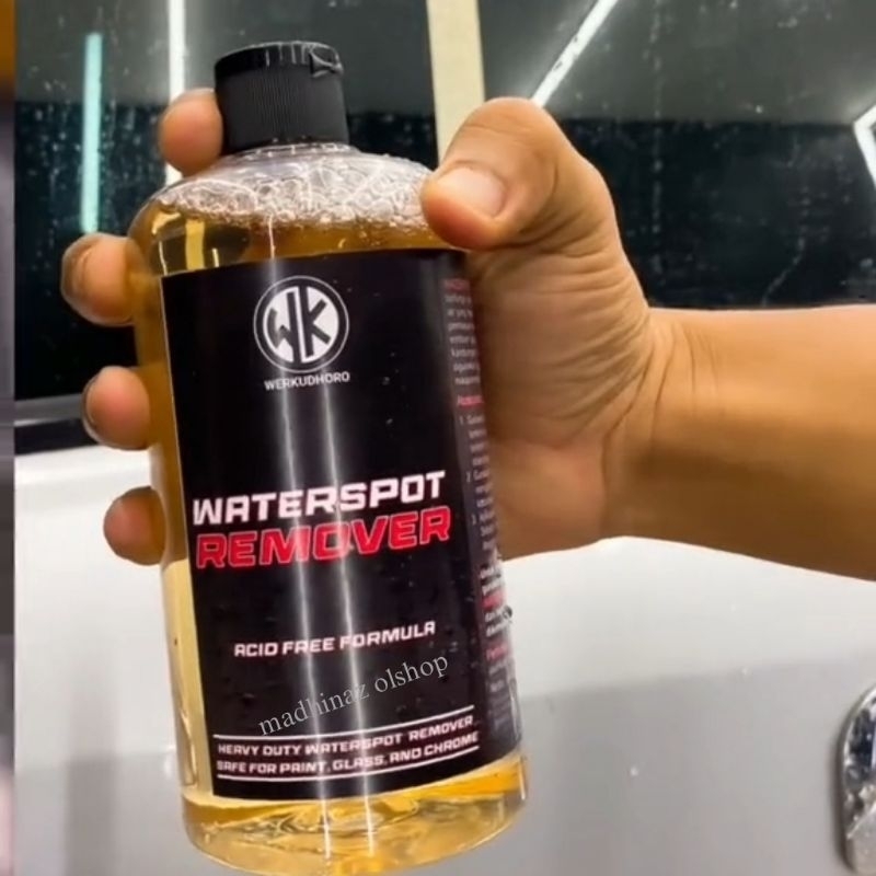 WK waterspot remover cairan ampuh anti jamur kaca jamur bodi mobil motor penghilang jamur kerak air mobil motor