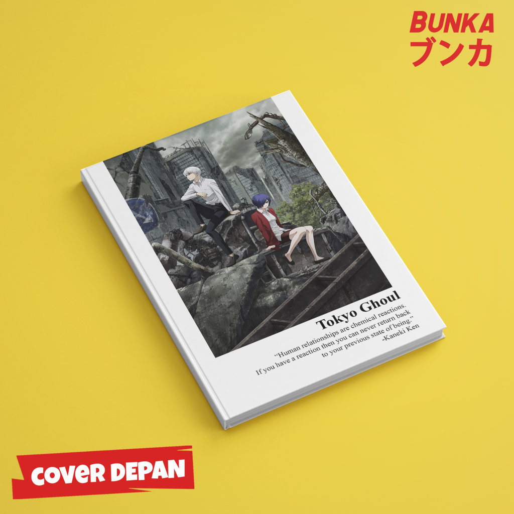 

Note Book Aesthetic Anime Tokyo Ghoul Hardcover A5 Buku Tulis Catatan Notes Agenda Planner Jurnal vintage buku catatan story book kado anniversary valentine cowok cewek murah