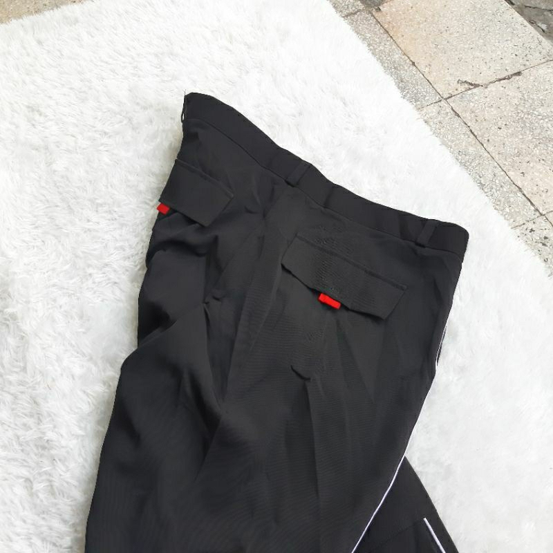 Cargo Pants Celana Panjang Kargo Hitam