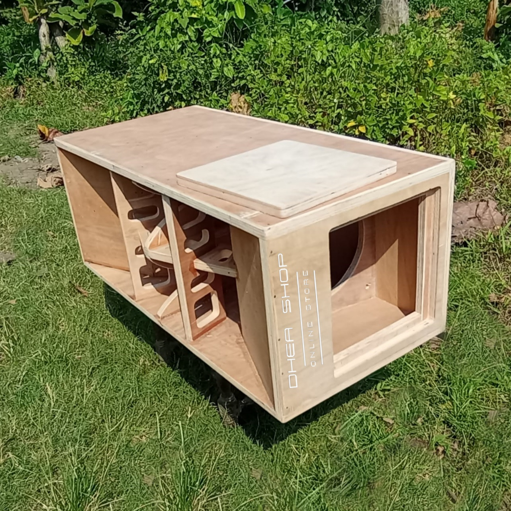 Terangshop17 Box Speaker Cla 12 Inch Subwoofer Dobel Bahan Triplek 18Mm