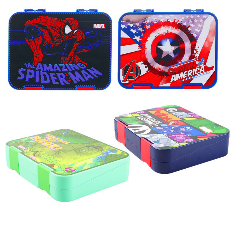 marvel avenger tritan lunchbox bpa free bento box kotak makan bekal anak