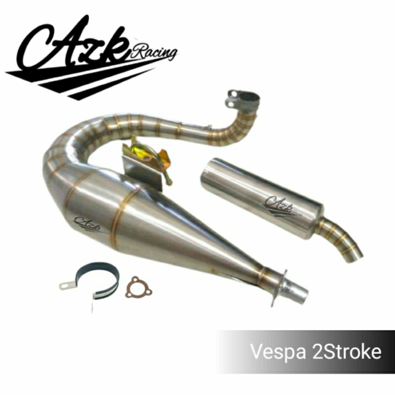 Knalpot Vespa Buang Kiri PX PS Excel exclusive