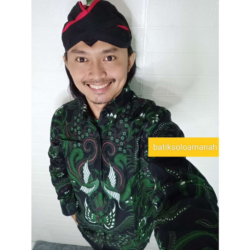 SEMULUR HIJAU BATIKSOLOAMANAH KEMEJA BAJU BATIK PRIA SOLO LENGAN PANJANG FULL FURING KATUN HALUS ATASAN BATIK PREMIUM MODERN ARJUNO UNGU PARANG MERAH SEBELANGA NAWASENA 2 PROBOSETO KUNING SIPAR BIRU NAGA BULAN WAHYUNGU KEPYAR NAVY PRABU PUTIH SM GITARJA