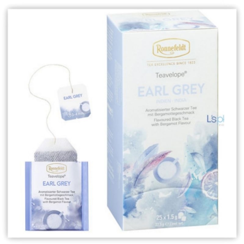 RONNEFELDT TEAVELOPE CLASSIC GREEN - ENGLISH BREAKFAST - VERBENA - CAMOMILE KAMILLE - JASMINE TEA 1,5 G