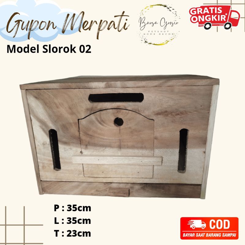 Gupon Slorok Merpati 02 ventilasi ukir bulat box kadang merpati