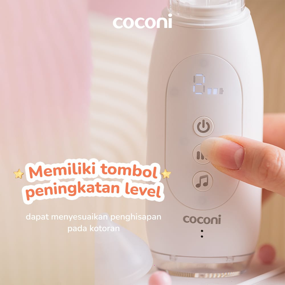 Coconi Baby Nasal Aspirator Nose 0m+ | Alat Penyedot Hidung / Ingus Elektrik Bayi