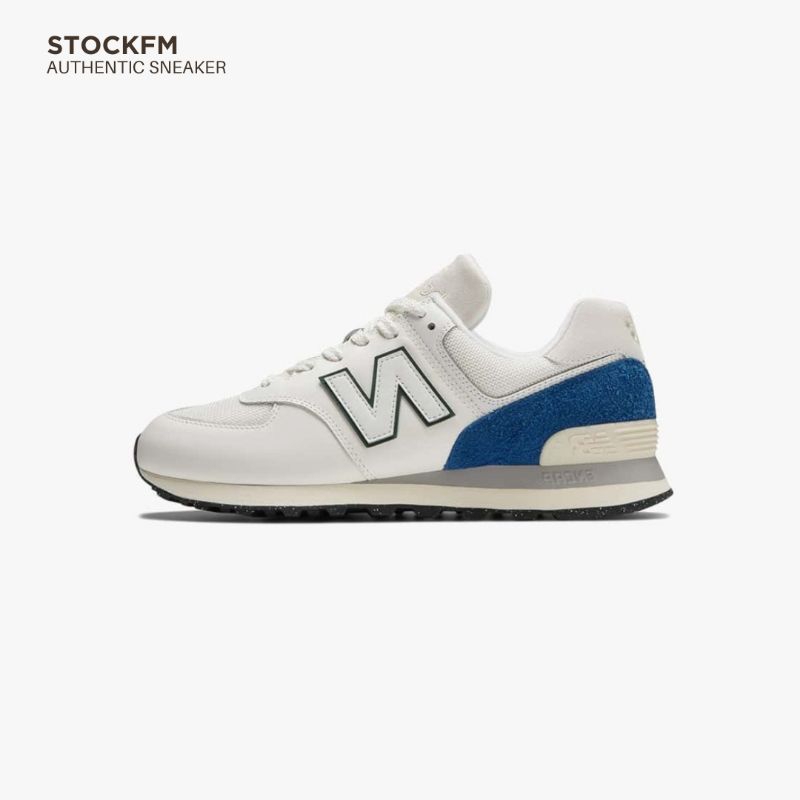 New Balance 574 White Royal Blue (U574UI2) Original