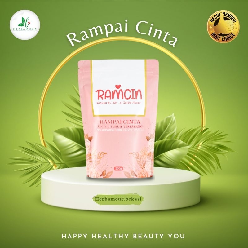 

RAMCIN (RAMPAI CINTA) JSR DIET BAHAGIA HERBALOV JAMU HERBAL, JAHE MERAH KUNYIT SEREH LENGKUAS