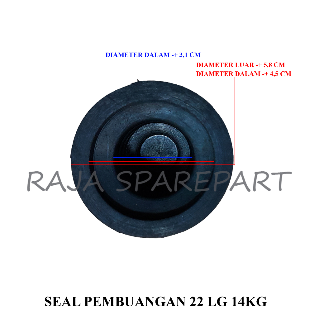 SEAL PEMBUANGAN MESIN CUCI/KARET PEMBUANGAN/SEAL PEMBUANGAN 22 LG 14KG