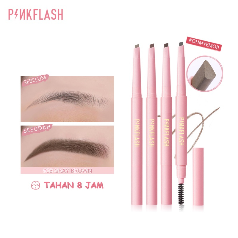 PINKFLASH Automatic Eyebrow Pencil 8 hours Waterproof Pigmented Easy Blend Soft Eyebrow Pen PF-E09