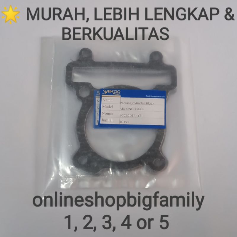(2 PCS) PAKING BLOK CYLINDER MX KING