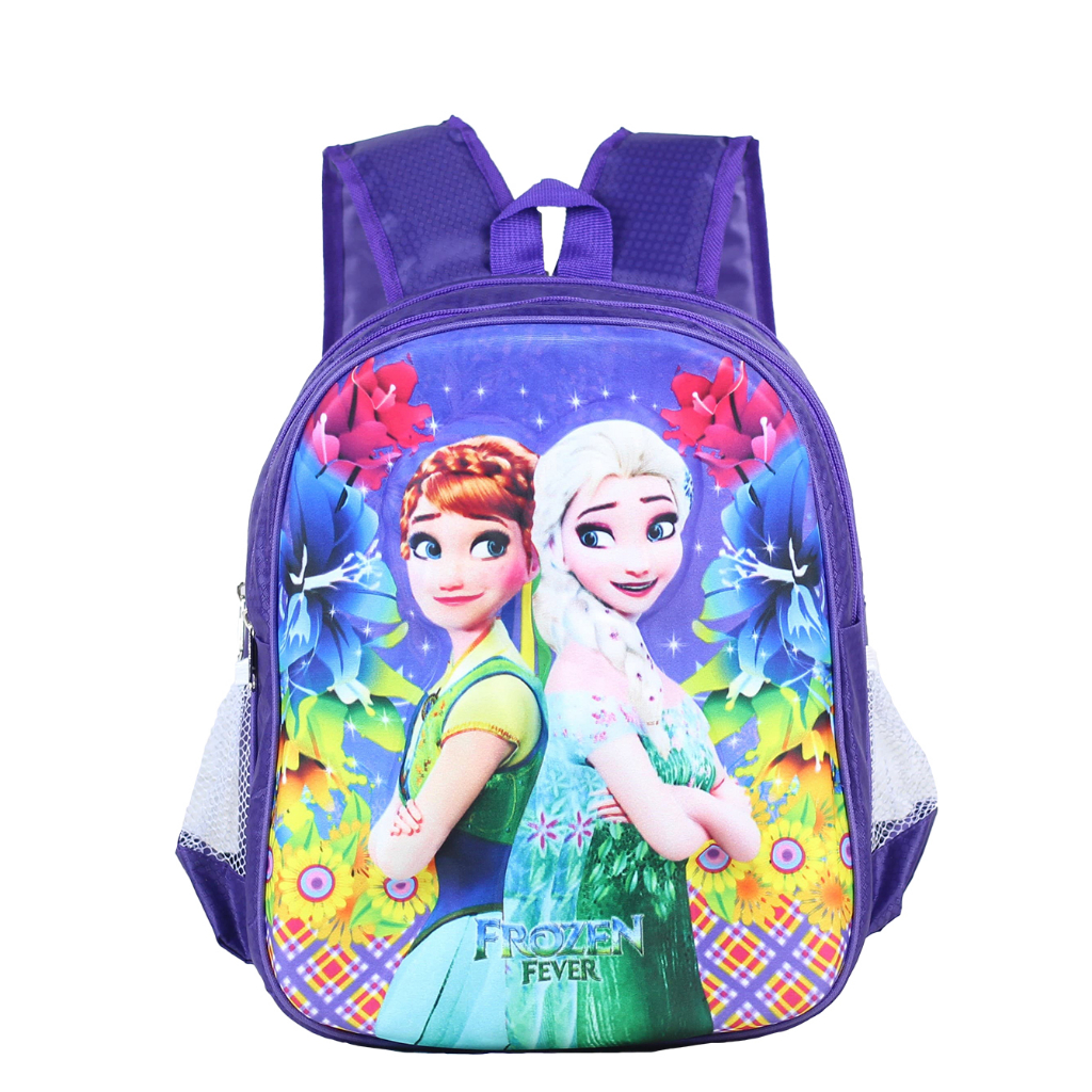 Tas Ransel Anak TK SD 3D Emboss FROZEN Elsa Ana Olaf Terbaru Model Impor Bahan Kuat Awet Tas Let It Go Kapasitas Besar Muat Banyak backapck Impor Anak TK PAUD Timbul Tebal