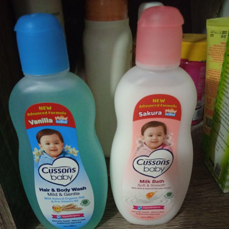 Cussons Baby Hair and Body Wash Mild &amp; Gentle 100ml