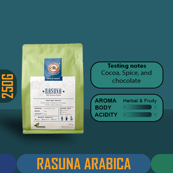 

Opal Coffee - Rasuna Arabica Roasted Beans 250g