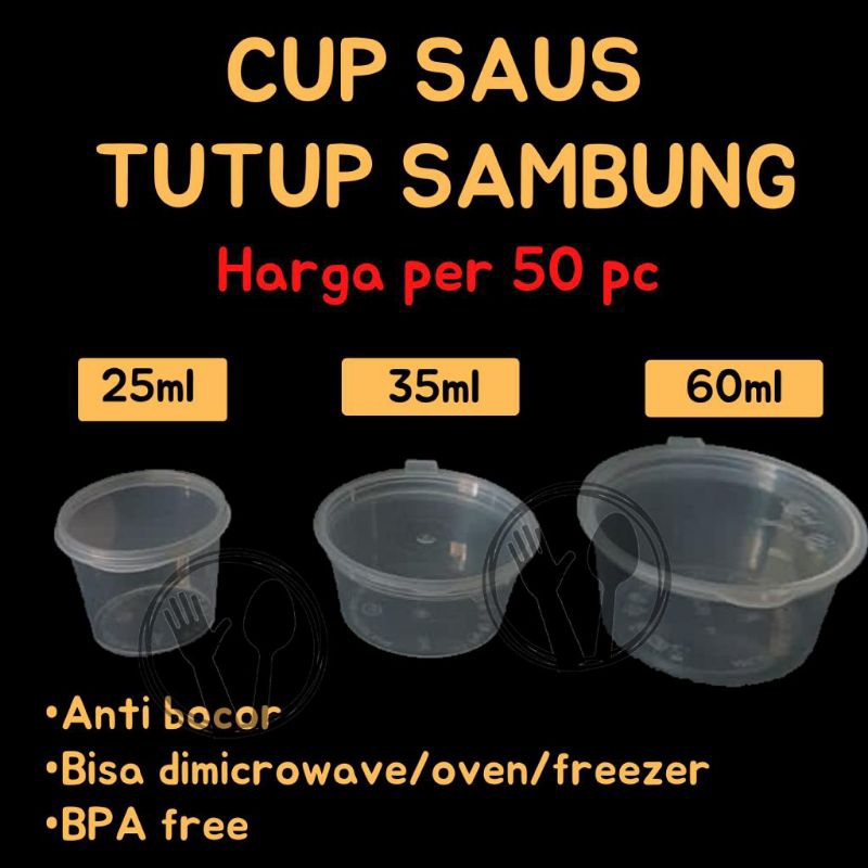 CUP SAUS  25ML CUP SAUS 35ML CUP SAOS 60ML  CUP SAOS 30 ML WADAH PLASTIK SAOS SAMBAL MAYONAISE THINWALL KONTAINER TEMPAT SAUS SAOS SAUCE CONTAINER CUP SAMBAL TEMPAT SAMBAL POT SAMBAL 25 ML CUP 35 ML CUP 60 ML WADAH SAMBAL WADAH SAOS