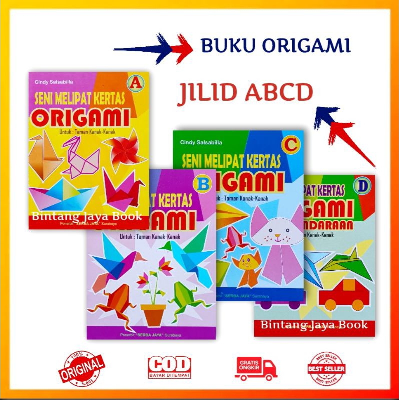 

Buku Melipat Kertas Origami Lengkap - Buku Panduan Melipat Kertas Origami Untuk Paud Dan TK
