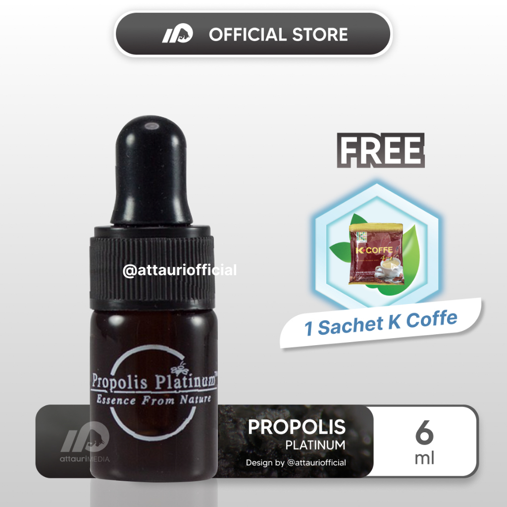 Propolis Platinum K-Link Single Bottle (6 ml) Essence From Nature Air Lebah Alami Propolis Herbal Me