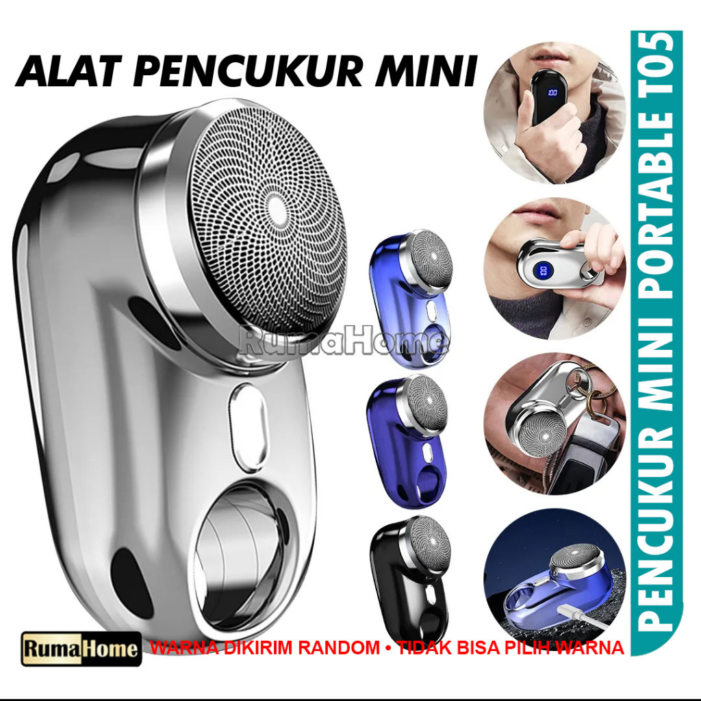 T05 Alat Cukur Elektrik mini pencukur jenggot Kumis Electric shaver