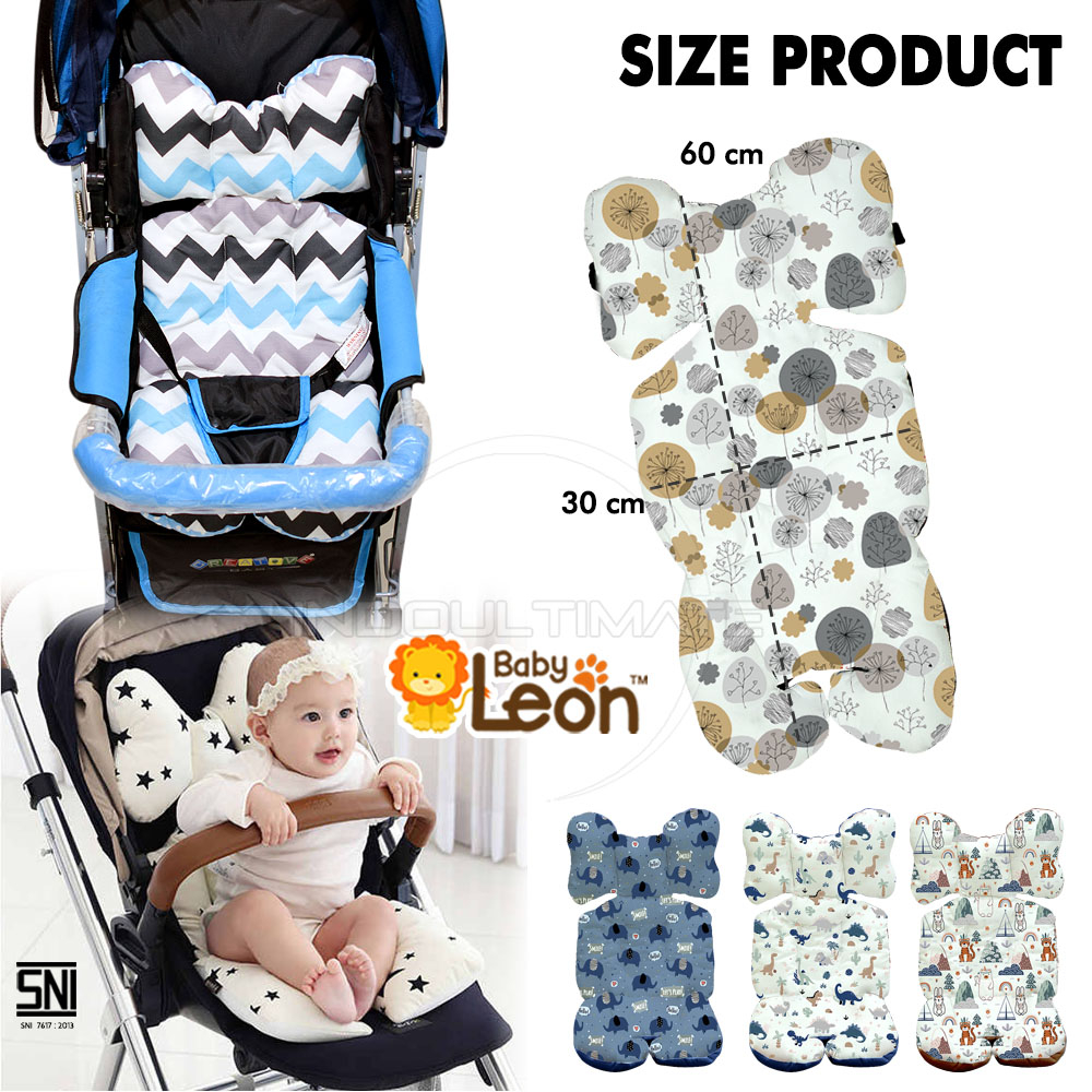 BABY LEON Alas Stroller (Car Seat) Baby Bayi Universall 5 Lubang Stroller Pad Alas Kereta ASB-01 SP-013-AS