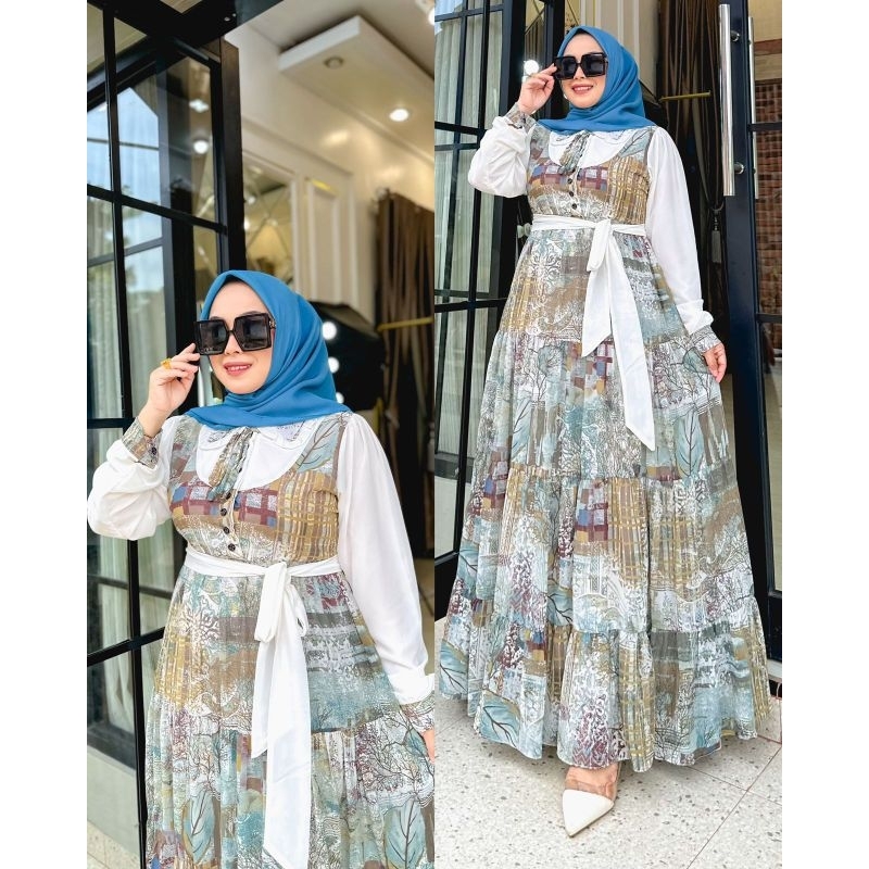 Gamis Anggun Gown Original Butik