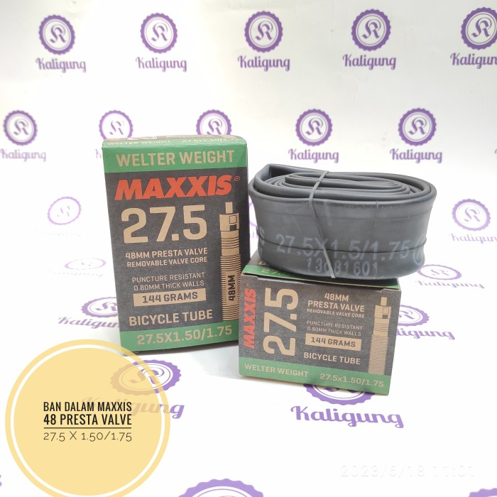 MAXXIS Ban Dalam MTB Hybrid 27.5 x 1.50 - 1.75 Pentil Presta 48mm - Bicycle Tube - Ban dalam sepeda