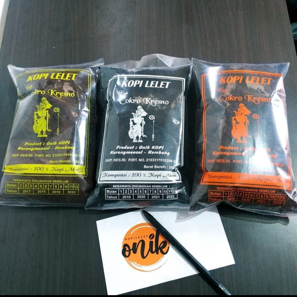 

Kopi Lelet Onik Cokro Kresno Putih 250G