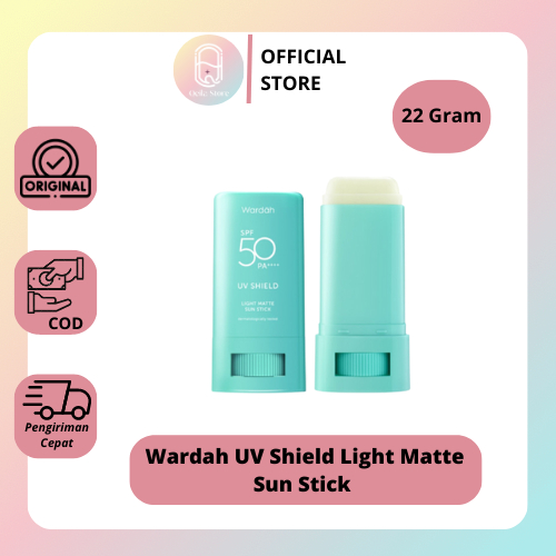 QEILA - Wardah UV Shield Light Matte Sun Stick | Netto 22 gr