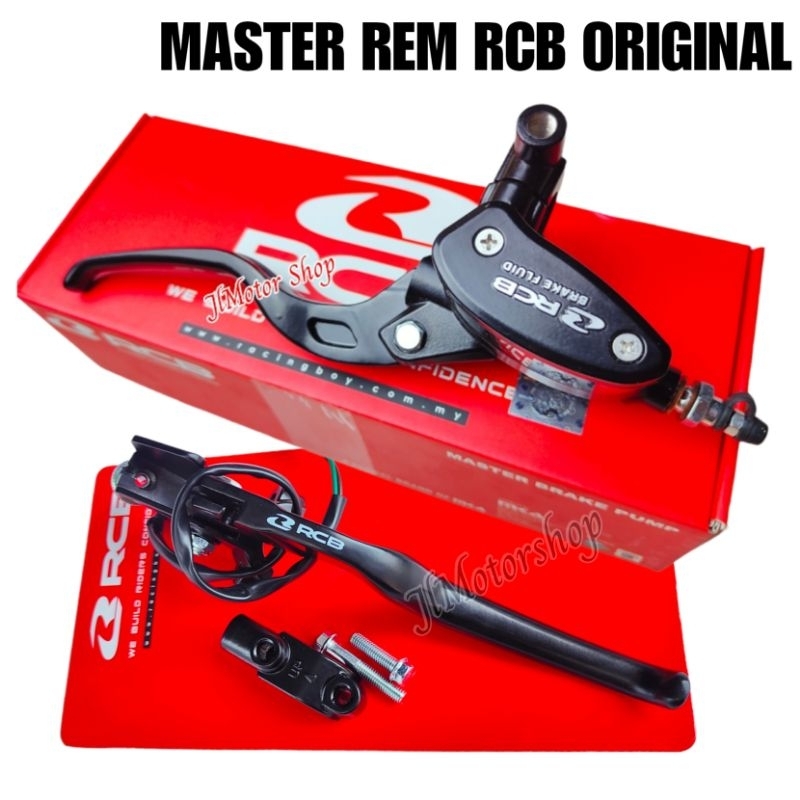 MASTER REM KANAN RCB OVAL &amp; KOTAK - MASTER REM TABUNG RCB UNIVERSAL KOTAK DAN OVAL 12.7 MM 14 MM