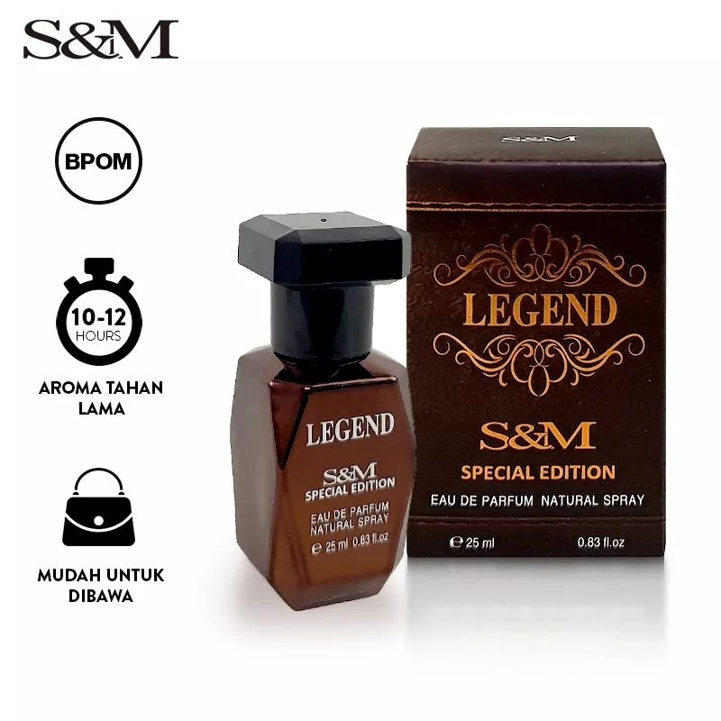 S&amp;M Men And Women Parfume EDP 25ml - Parfum Pria Dan Wanita