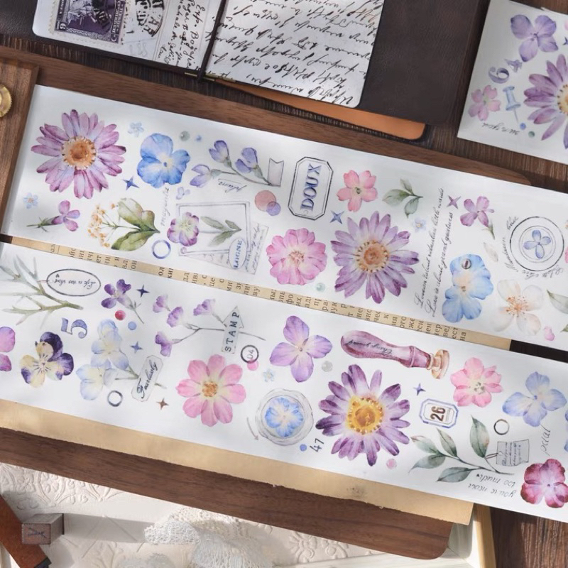 

Yi Er Flower Dream Washi and PET Tape