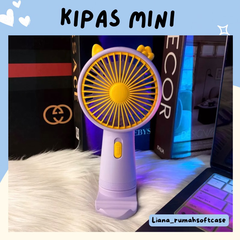KIPAS ANGIN MINI FAN KIPAS ANGIN PORTABLE GENGGAM KIPAS LIPAT