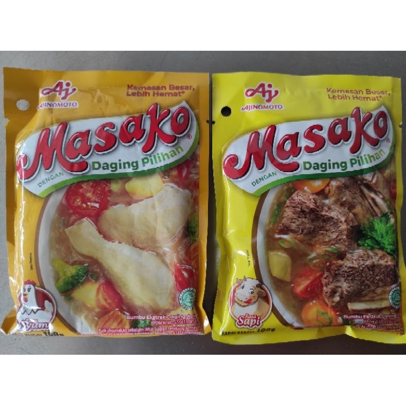 

Masako Penyedap Rasa Ayam/ Sapi 100gr