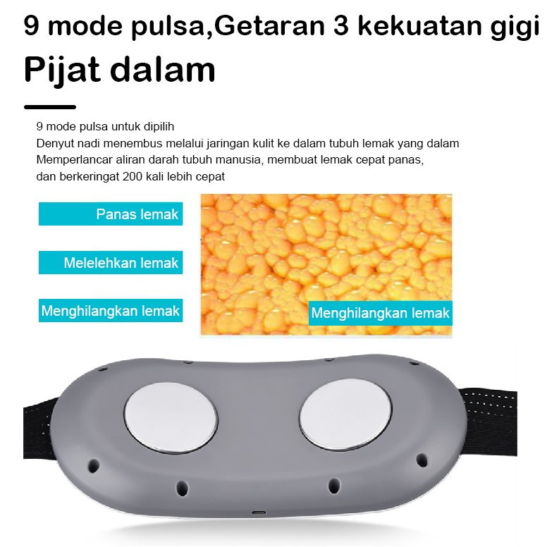 Slimming Belt Alat Penghancur Lemak Pembakar Perut Pinggang Pelangsing Tubuh Dismenore Relief Pad Bantalan Pemanas Listrik Relief Punggung Sabuk Sakit Pinggang