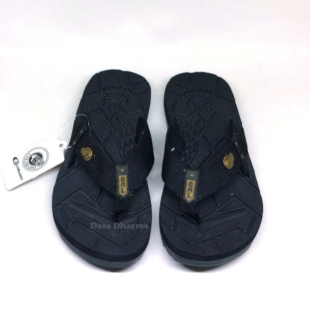 Sandal Barnet Pria Jepit Gunung Colorado Star 21 Hitam Size 39 - 43