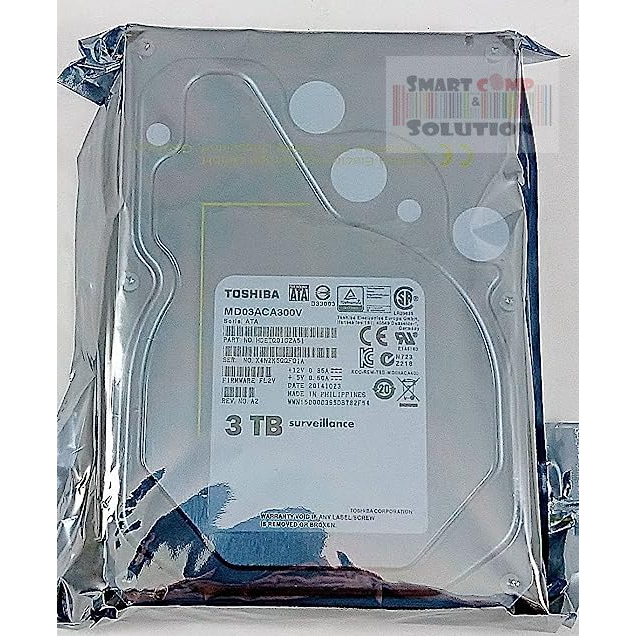 Harddisk HDD Internal Toshiba CCTV 3TB 3.5”