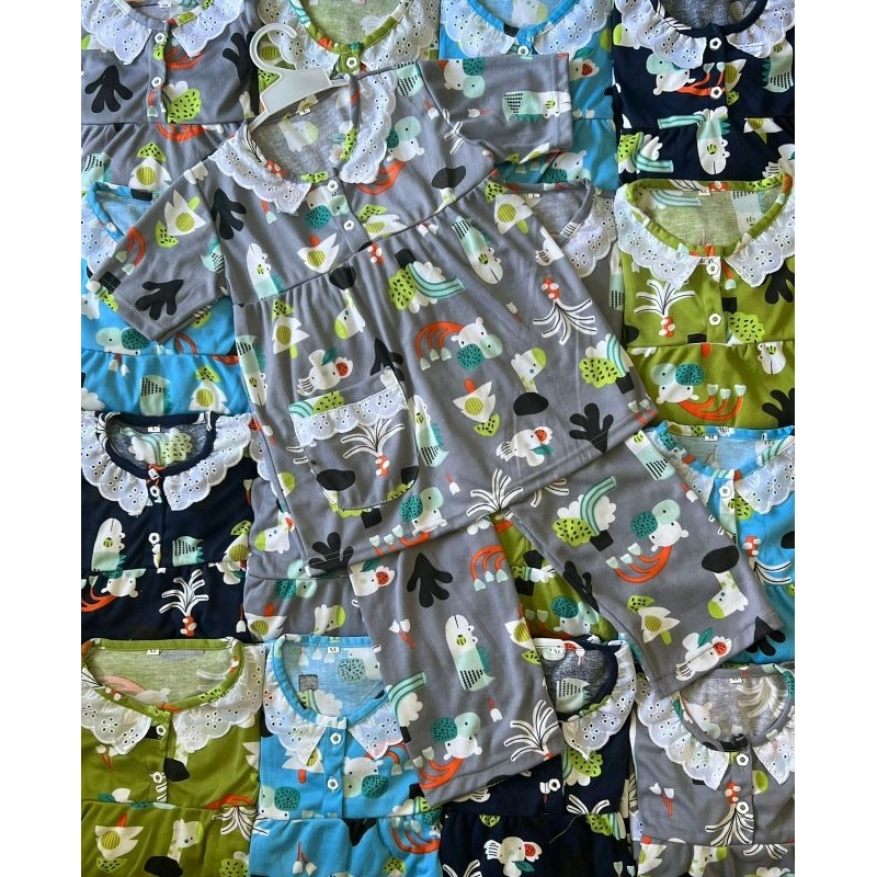 Piama Anak 4-8 Tahun/ Piama Libby Junior/ Piama Motif Anak/ Piama Anak Lucu/ Piama Anak Terbaru/ Pia