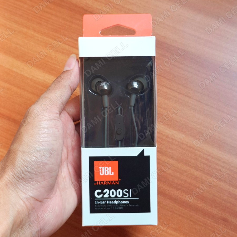 JBL C200SI Headset Earphone Bass ORIGINAL By Harman Jack 3.5mm