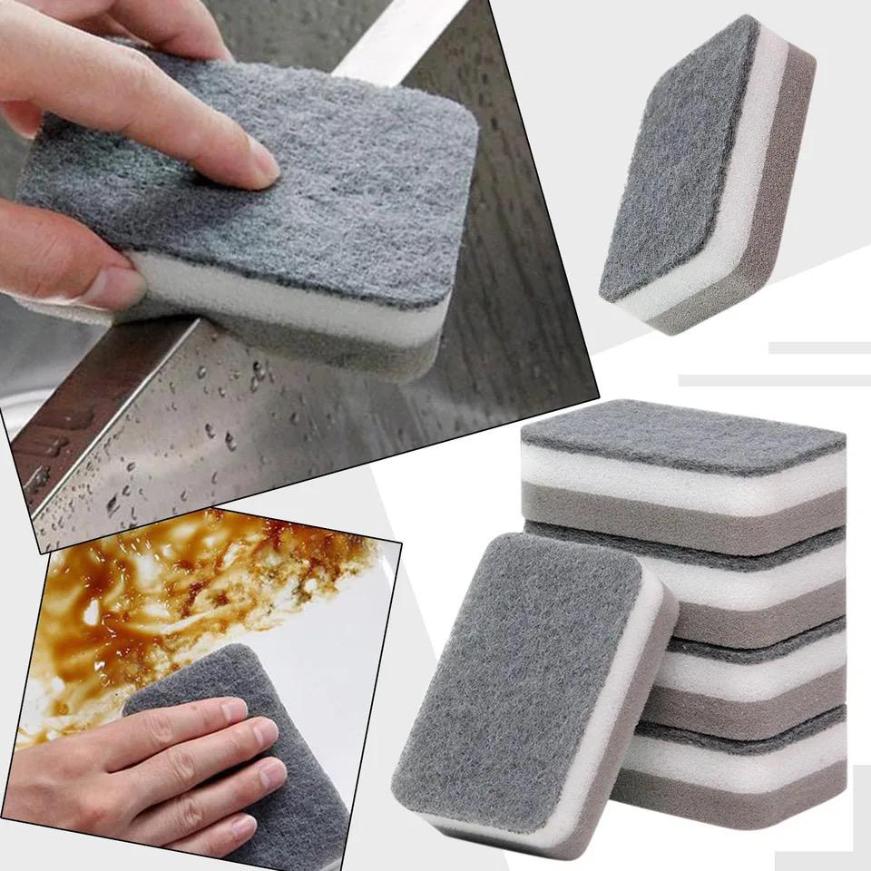 sponge cuci piring 3layer / cleaning brush spons serbaguna busa halus 2sisi anti scratch daya serap tinggi