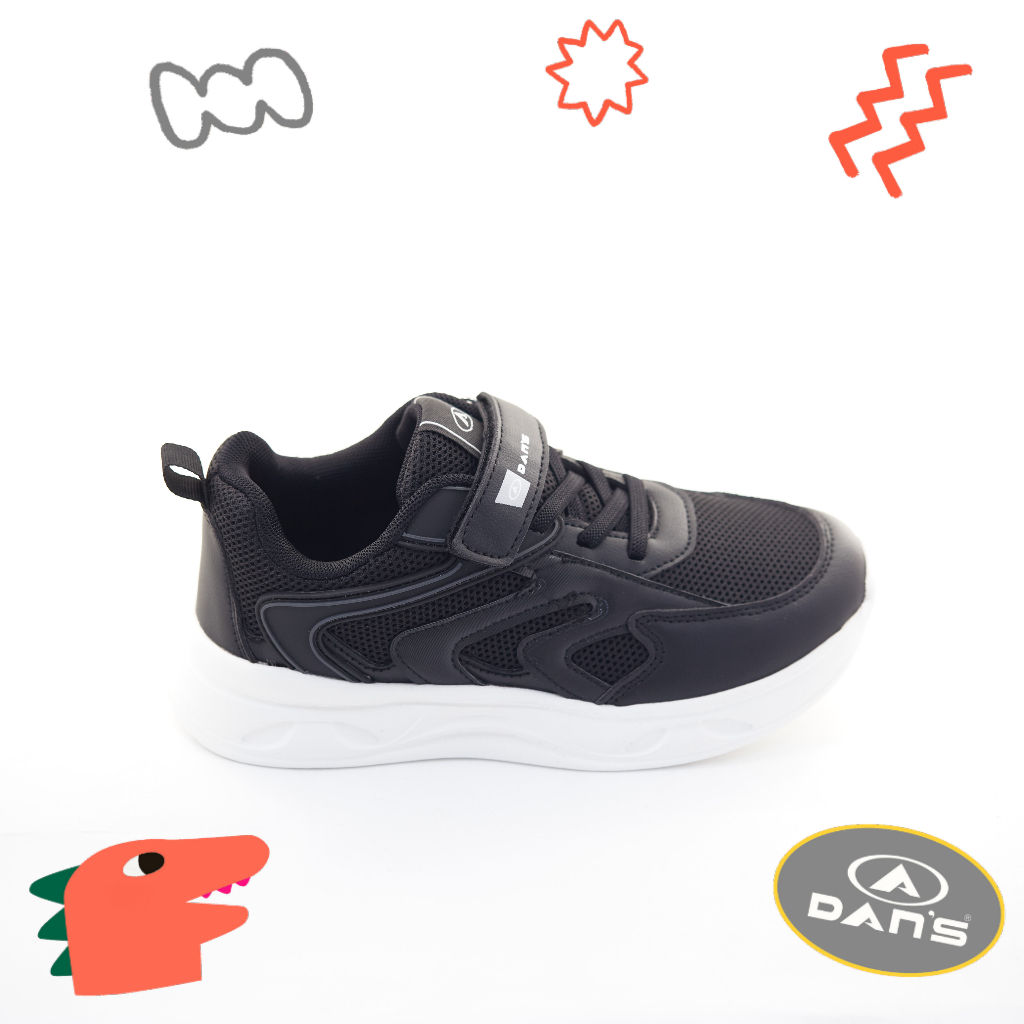 Dans Gelvira Sepatu Sneakers Anak Perempuan - Black