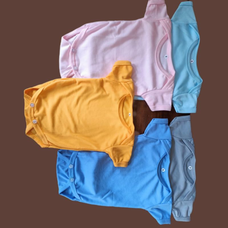 BAJU BAYI JUMPER BAJU JUMPSUIT KATUN POLOS J UMPSUIT BABY NATURAL CATTON