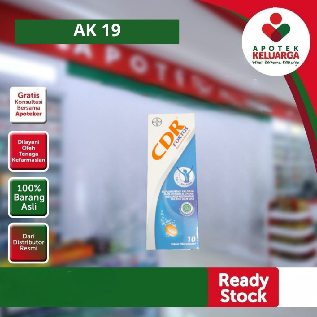 CDR Fortos 10 tablet #suplemen tulang