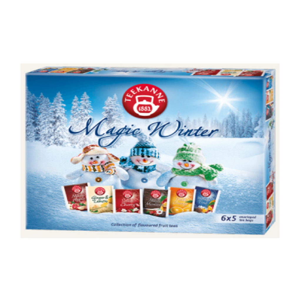 Teekanne Magic Winter Box of Assorted Flavored Tea 6 x 5 Tea Bags